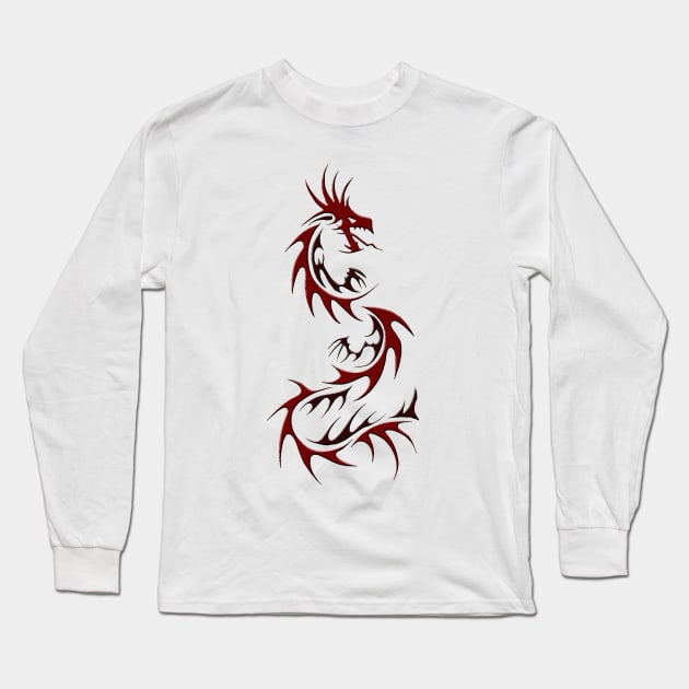 Chinese Dragon Year of the Dragon Long Sleeve T-Shirt by Highseller